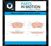 TRW GDB1348 Brake pad set