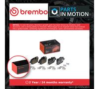 Brake Pads Set fits BMW 318D E90 2.0D Rear 05 to 11 Brembo 34121288889 Quality