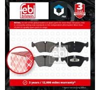 Brake Pads Set fits BMW 320 2.0 Front 07 to 13 N43B20A 34112288856 34112288857