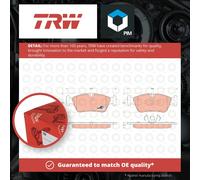 Brake Pads Set Front GDB1625 TRW 34116774050 6767147 6769951 6769763 6767149 New