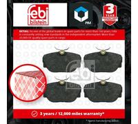 Brake Pads Set Front 16197 Febi 34111154443 34111155999 34111156898 34111156899