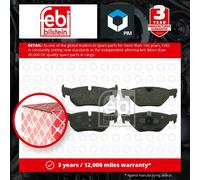 FEBI 16533 BRAKE PAD SET DISC BRAKE Rear