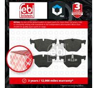 Brake Pads Set fits BMW 320D E90, E91 2.0D Rear 04 to 12 34212288895 34212288896