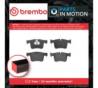 Brake Pads Set fits BMW 325D 2.0D Front 13 to 18 Brembo 34106799801 34106856191