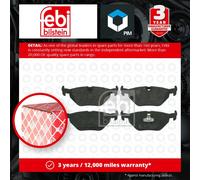 febi bilstein 16196 Brake Pad Set, 1 unit