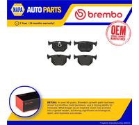 Brake Pads Set fits BMW 330 E46 3.0D Rear 00 to 07 Brembo 34213403241 Quality