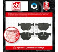 Brake Pads Set fits BMW 320D E90, E91 2.0D Rear 04 to 12 34212288895 34212288896