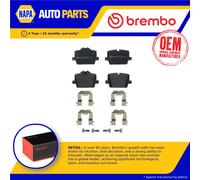 Brake Pads Set fits BMW 420D G23 2.0D Rear 2020 on Brembo 34206888831 Quality