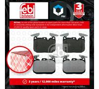 Febi Bilstein 16902 Disc Brake Brake Pad Set Fits BMW 3 Series 330i xDrive 335i