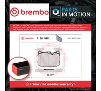 Brake Pads Set fits BMW 430D F32, F36 3.0D Front 13 to 20 N57D30A Brembo Quality