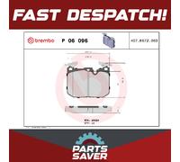 Brake Pads Set fits BMW 435 3.0 Front 13 to 16 N55B30A Brembo 34112284765 New