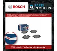 Brake Pads Set fits BMW 5 ActiveHybrid F10 3.0 Rear 11 to 16 N55B30A Bosch New