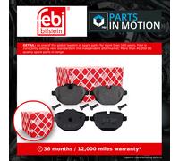 febi bilstein 116029 Brake Pad Set with bolts, 1 unit