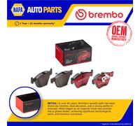 Brake Pads Set fits BMW 525 E60, E61 2.5 Front 03 to 10 Brembo 34112339267 New