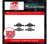 Brake Pads Set fits BMW 430D G23 3.0D Front 2021 on 34106898192 34116875396 Febi