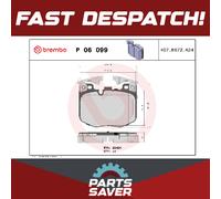 Brake Pads Set fits BMW 530 G30, G31 2.0 Front 2016 on Brembo 34108844368 New