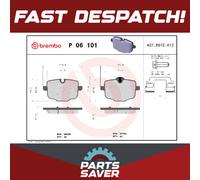 Brake Pads Set fits BMW 530 G30, G31 2.0 Rear 2016 on Brembo 34216867175 Quality