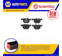 Brake Pads Set fits BMW 530D E60, E61 3.0D Rear 02 to 10 Brembo 34212339276 New