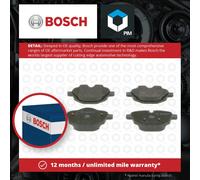 Brake Pads Set fits BMW 5 ActiveHybrid F10 3.0 Rear 11 to 16 N55B30A Bosch New