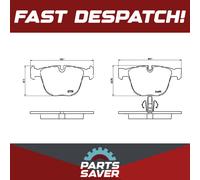 Brake Pads Set fits BMW 535 F07 3.0 Rear 09 to 17 N55B30A Brembo 34212449286 New