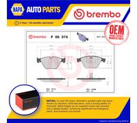 Brake Pads Set fits BMW 535 F10, F11 3.0 Front 10 to 17 N55B30A Brembo Quality