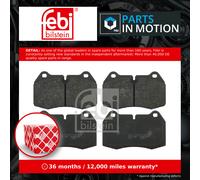 Brake Pads Set fits BMW 730D E38 3.0D Front 98 to 01 34111162210 34111163921 New