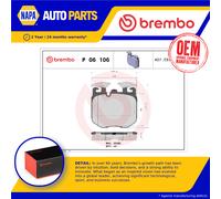 Brake Pads Set fits BMW 740 G11, G12 Front 2.0 3.0 2016 on Brembo 34106883510