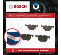 Bosch BP176 - Brake Pads Car Rear Axle - Bosch Quality - Reduced Noise and Dust - ECE-R90 Certified - Copper-Free - 1 Set of 4 Pads