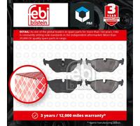 Brake Pads Set fits BMW M3 E36 3.2 Rear 95 to 99 34211157044 34211157045 Febi