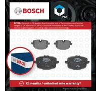 Brake Pads Set fits BMW 530D F10, F11 3.0D Rear 10 to 17 N57D30A Genuine Bosch