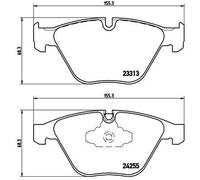 Brake Pads Set fits BMW X1 E84 1.6 Front 13 to 15 N20B16A Brembo 34106880754 New