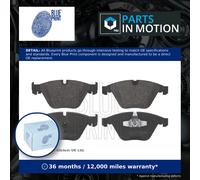 Brake Pads Set fits BMW X1 E84 2.0D Front 09 to 15 N47D20C Blue Print Quality