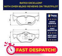 Brake Pads Set fits BMW X1 E84 3.0 Rear 10 to 11 N52B30A Brembo 34121288891 New