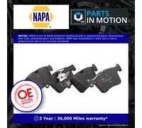 NAPA Front Brake Pad Set fits BMW 1 Sports Hatch 2011-2019