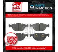 Brake Pads Set fits BMW X5 E53 4.8 Front 04 to 06 N62B48A 34116756350 Febi New