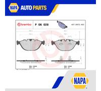 Brake Pads Set fits BMW X5 E53 4.8 Front 04 to 06 N62B48A Brembo 34112180420 New