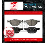 Brake Pads Set fits BMW X5 E70 4.8 Front 06 to 10 N62B48B 34116778048 Febi New