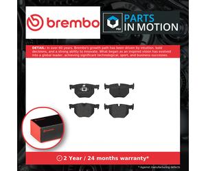 Brake Pads Set fits BMW X5 E70, F15 3.0D Rear 06 to 18 Brembo 34212413040 New