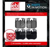 Brake Pads Set fits BMW X5 G05 Front 3.0 4.4 2.0D 3.0D 2018 on 34106883510 Febi