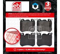 Febi Bilstein 116033 Disc Brake Brake Pad Set Fits BMW