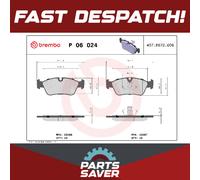 Brake Pads Set fits BMW Z3 E36 1.9 Front 95 to 03 Brembo 34111160356 34111160357
