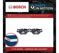 Brake Pads Set fits BMW 740 E32 4.0 Rear 92 to 94 Bosch V34211158260 34211157044