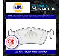 Brake Pads Set fits BMW Z4 E85 Front 2.0 2.2 2.5 3.0 02 to 09 NAPA 34111164498