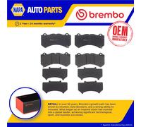Brake Pads Set fits CHEVROLET CAMARO 2.0 Front 2016 on LTG Brembo 25940447 New
