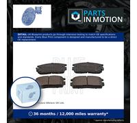 Brake Pads Set fits CHEVROLET CAPTIVA 2.0D Rear 2006 on LLW Blue Print 95459513