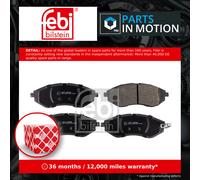 Brake Pads Set Front 16721 Febi 94566892 96534653 96544653 PW892497 23974 New