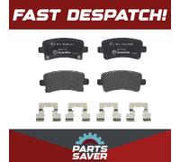 Brake Pads Set fits CHEVROLET MALIBU V300 2.0D Rear 2012 on LBS Brembo 22846359