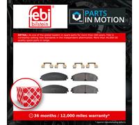 Brake Pads Set fits DODGE CHALLENGER 3.6 Front 2011 on ERB 05142558AA 05142558AB