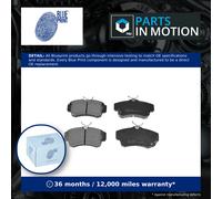Brake Pads Set fits CHRYSLER PT CRUISER 2.4 Front 00 to 10 EDZ Blue Print New