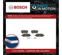 Brake Pads Set fits CHRYSLER SEBRING JR, JS Rear 2.0 2.4 2.7 2.0D 01 to 10 Bosch